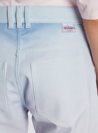 Jean large Balmain x Evian - Bleu, Rose pâle & Rose