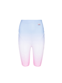 Balmain x evian - bermuda cycliste - Bleu & Rose Pâle & Rose