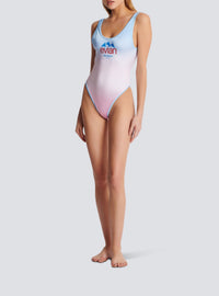 Maillot de bain 1 pièce Balmain x Evian - Multicolore