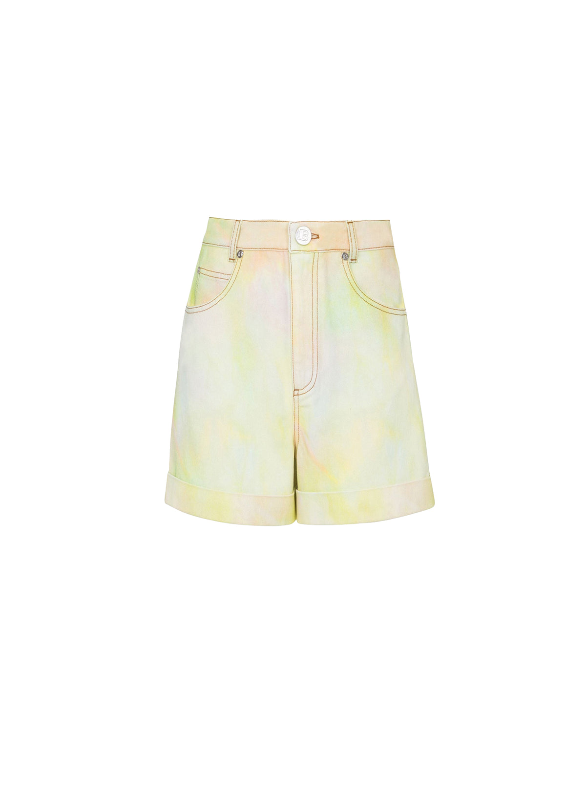 Balmain x Stranger Things denim shorts - Multicolor