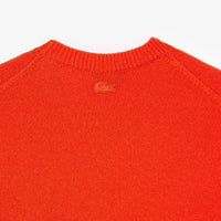 Pull à motif fleur en jacquard de laine - Bouee
