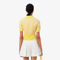 T-shirt jacquard en maille - Ensoleille & Lionne