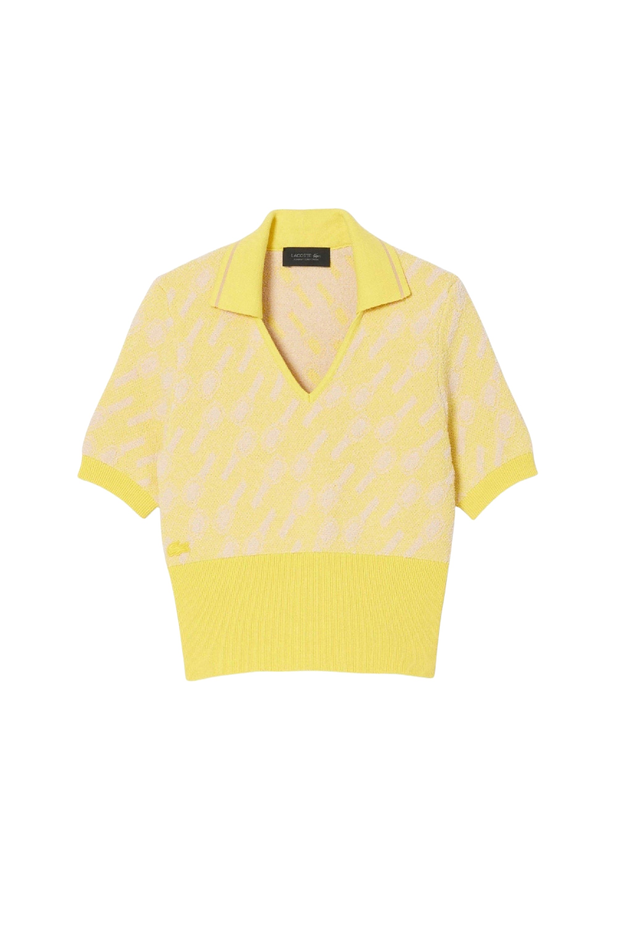 T-shirt jacquard en maille - Ensoleille & Lionne