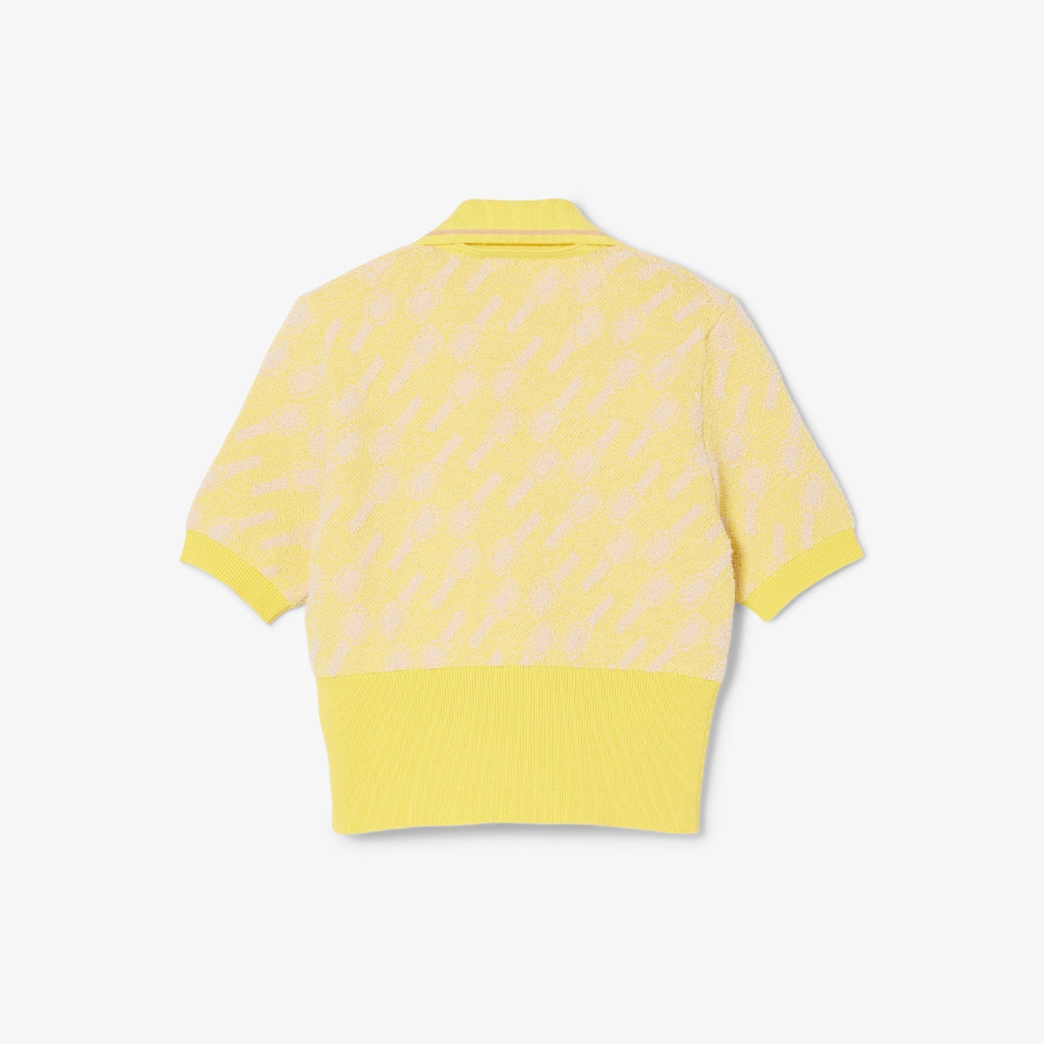 T-shirt jacquard en maille - Ensoleille & Lionne