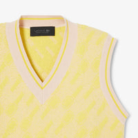 Pull sans manches jacquard en maille - Lionne & Ensoleillé