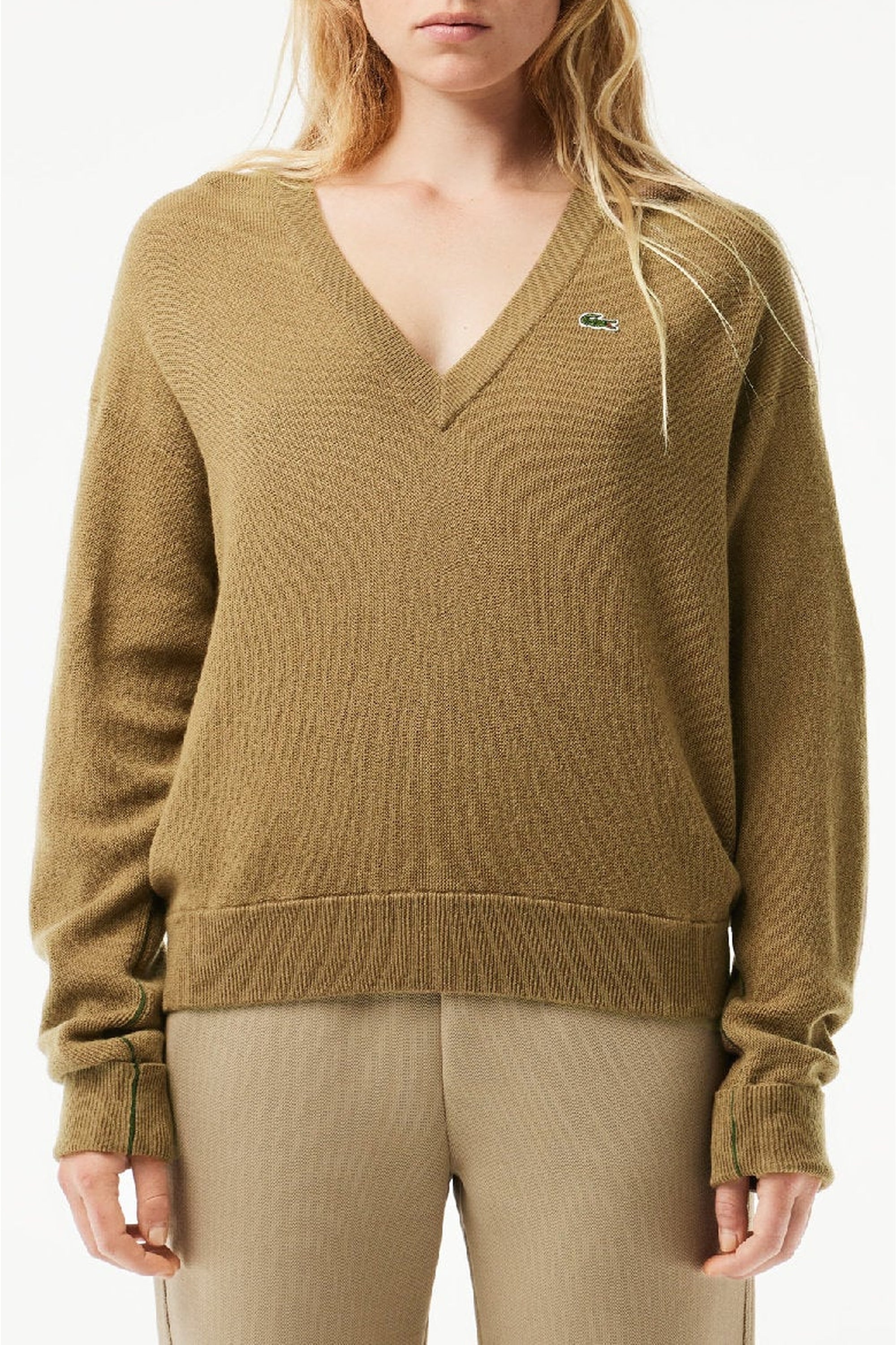 Pull à col V en laine - Cookie