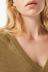 Pull à col V en laine - Cookie