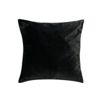 Coussin carré en velours - Noir