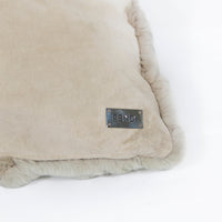 Coussin à motifs en relief - Gris Clair