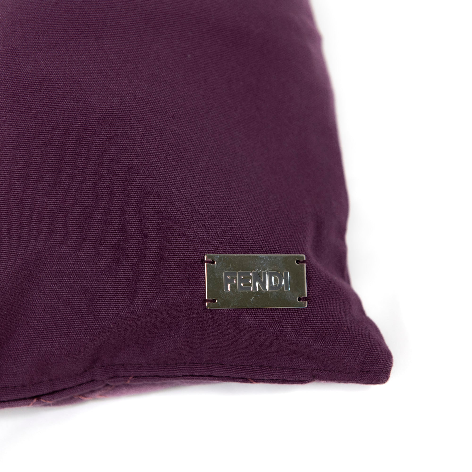Coussin rectangulaire matelassé en losanges - Violet