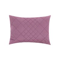 Coussin rectangulaire matelassé - Mauve
