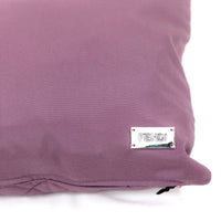 Coussin rectangulaire matelassé - Mauve