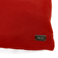 Coussin rectangulaire à motifs losanges - Rouge