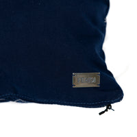 Coussin à motif losanges - Bleu Marine