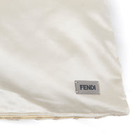 Coussin en coton à motif losange - Crème