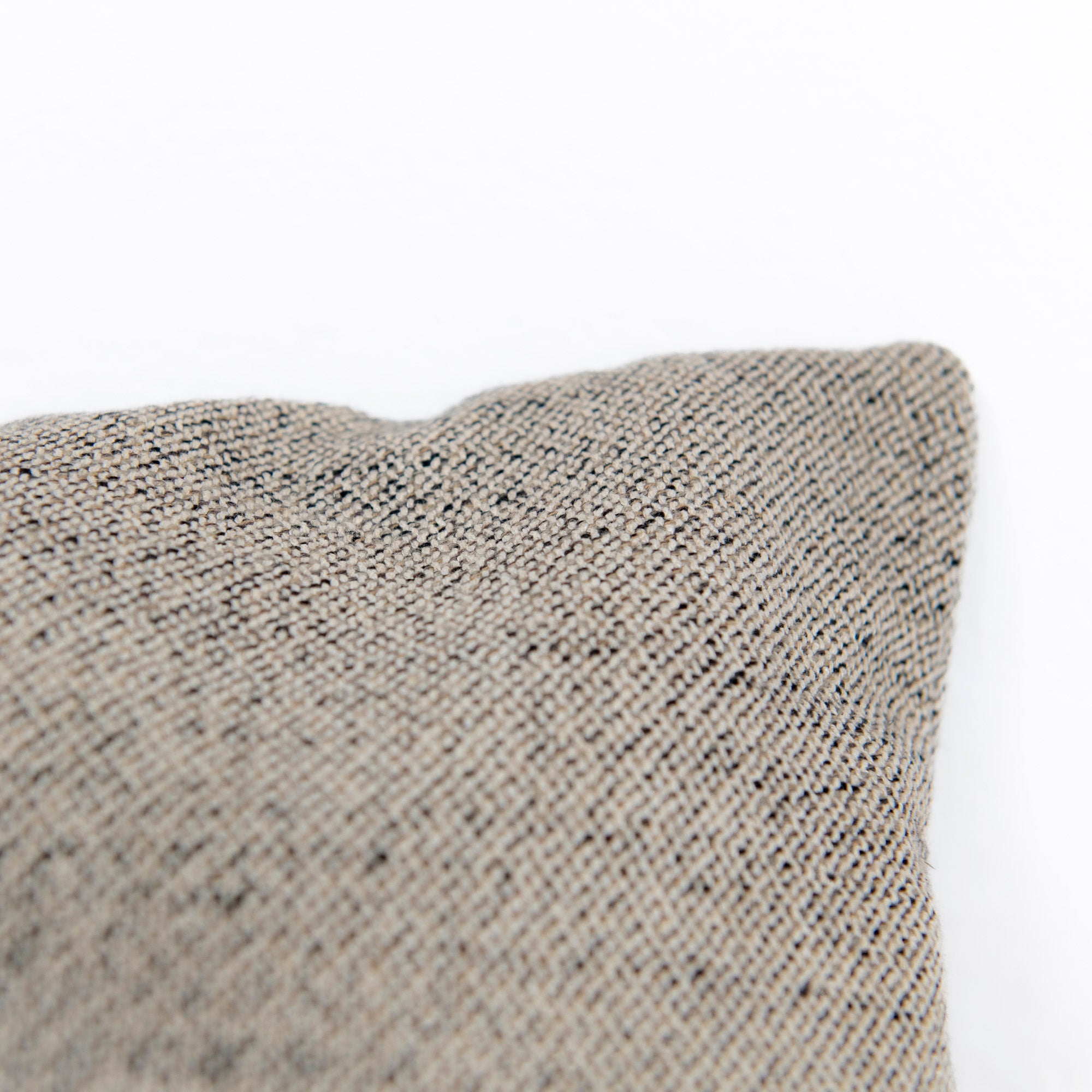 Coussin lombaire en coton texturé - Beige