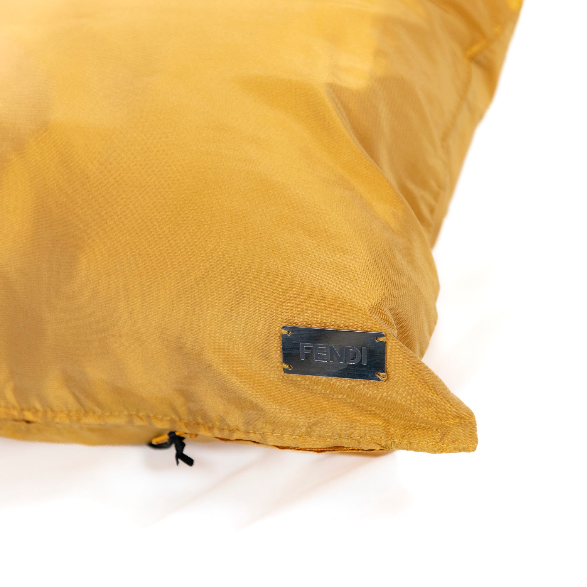 Coussin rectangulaire en soie - Jaune Doré