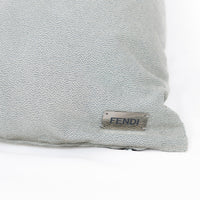 Coussin en coton à pois - Bleu Pâle