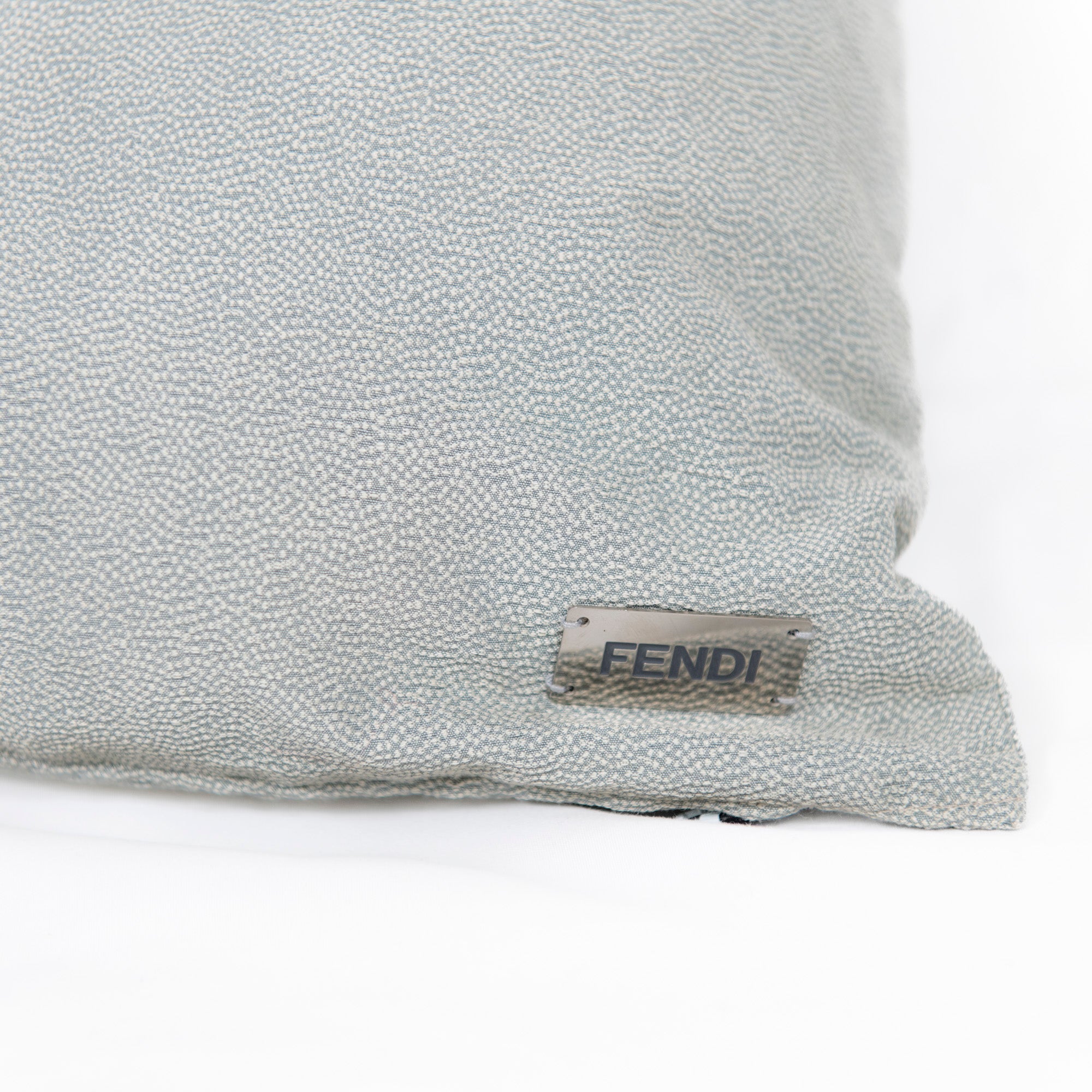 Coussin en coton à pois - Bleu Pâle