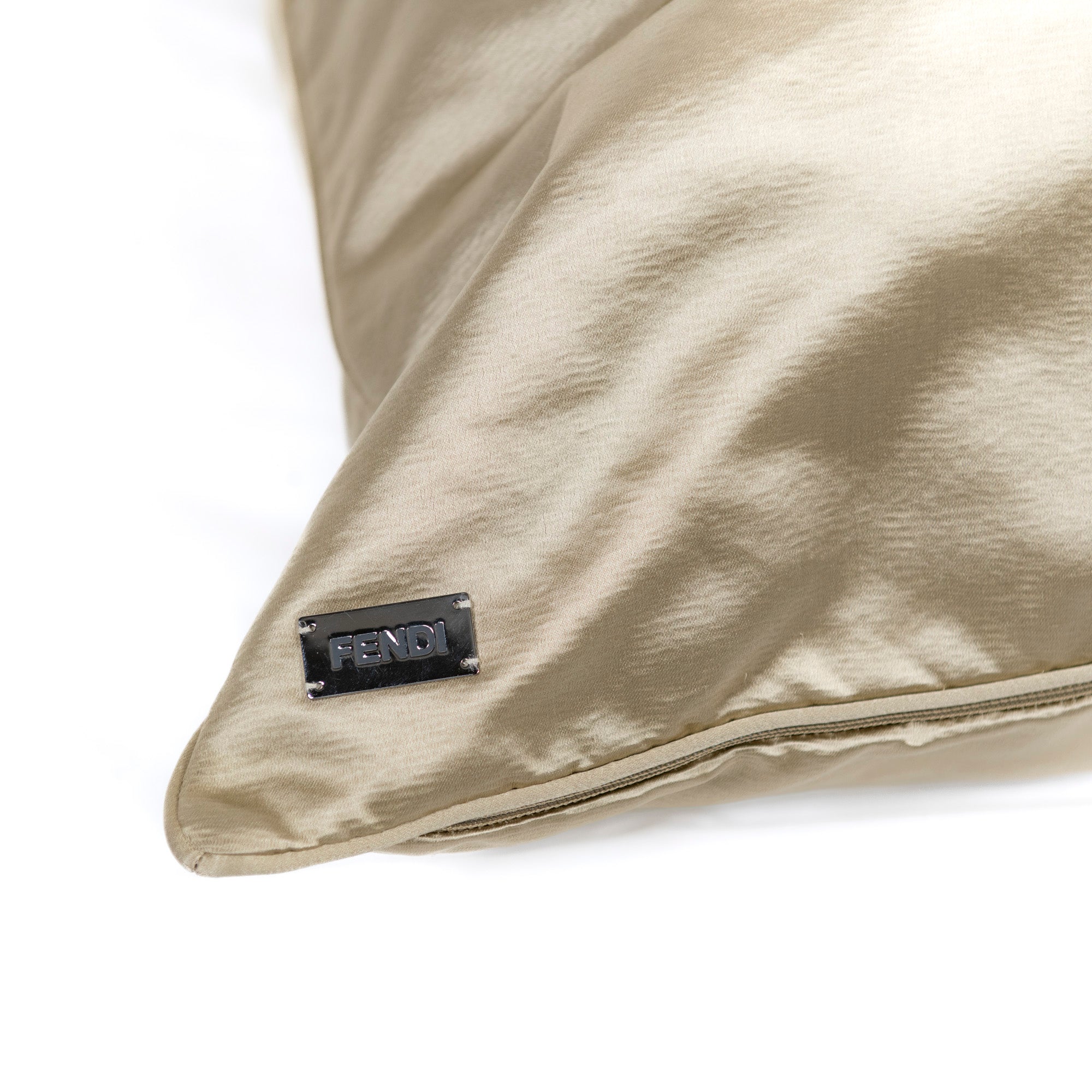 Coussin rectangulaire satiné - Or