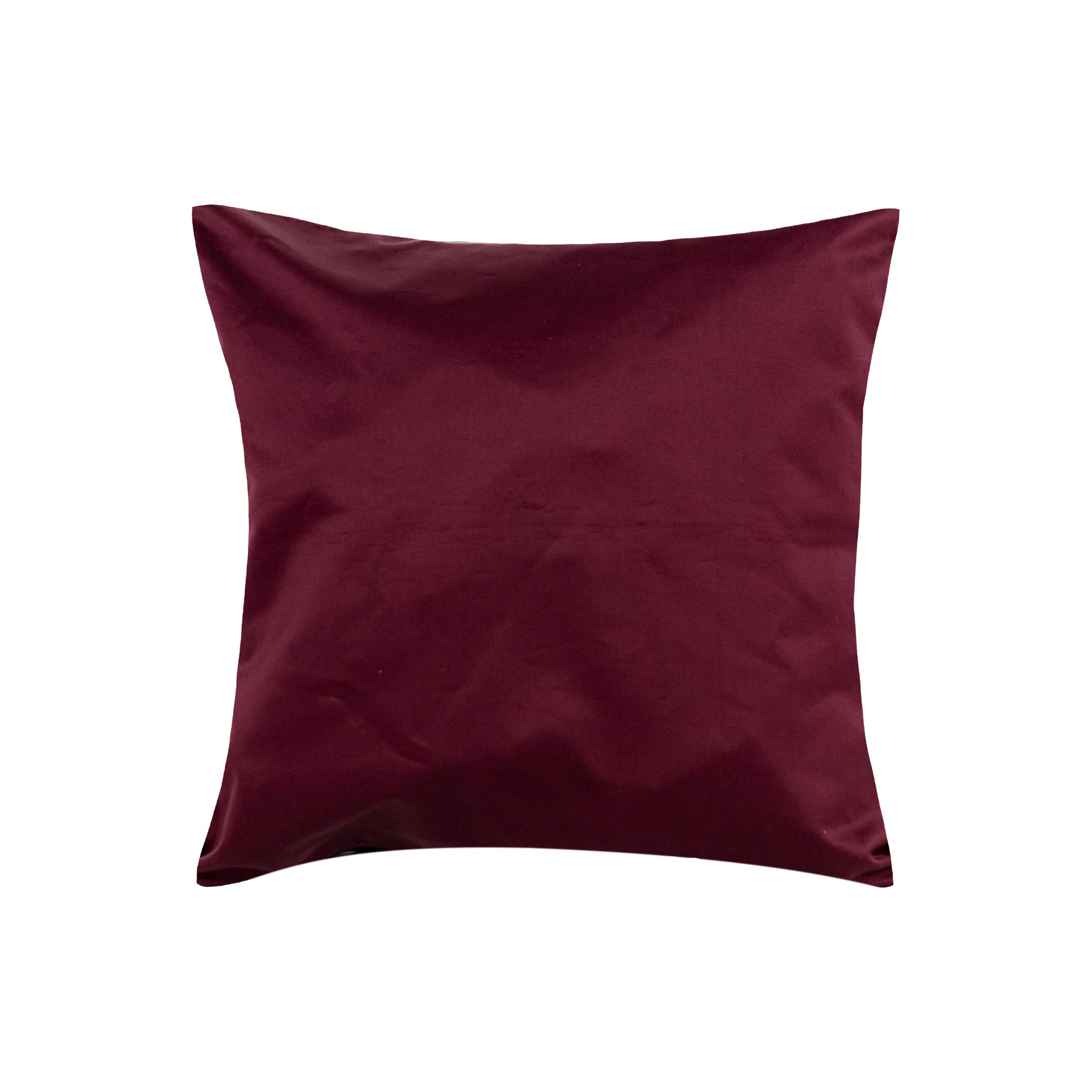Coussin carré en velours - Bourgogne