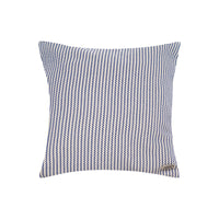 Coussin décoratif à rayures verticales - Bleu & Blanc