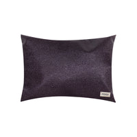 Coussin rectangulaire en cuir texturé - Marron Pourpre