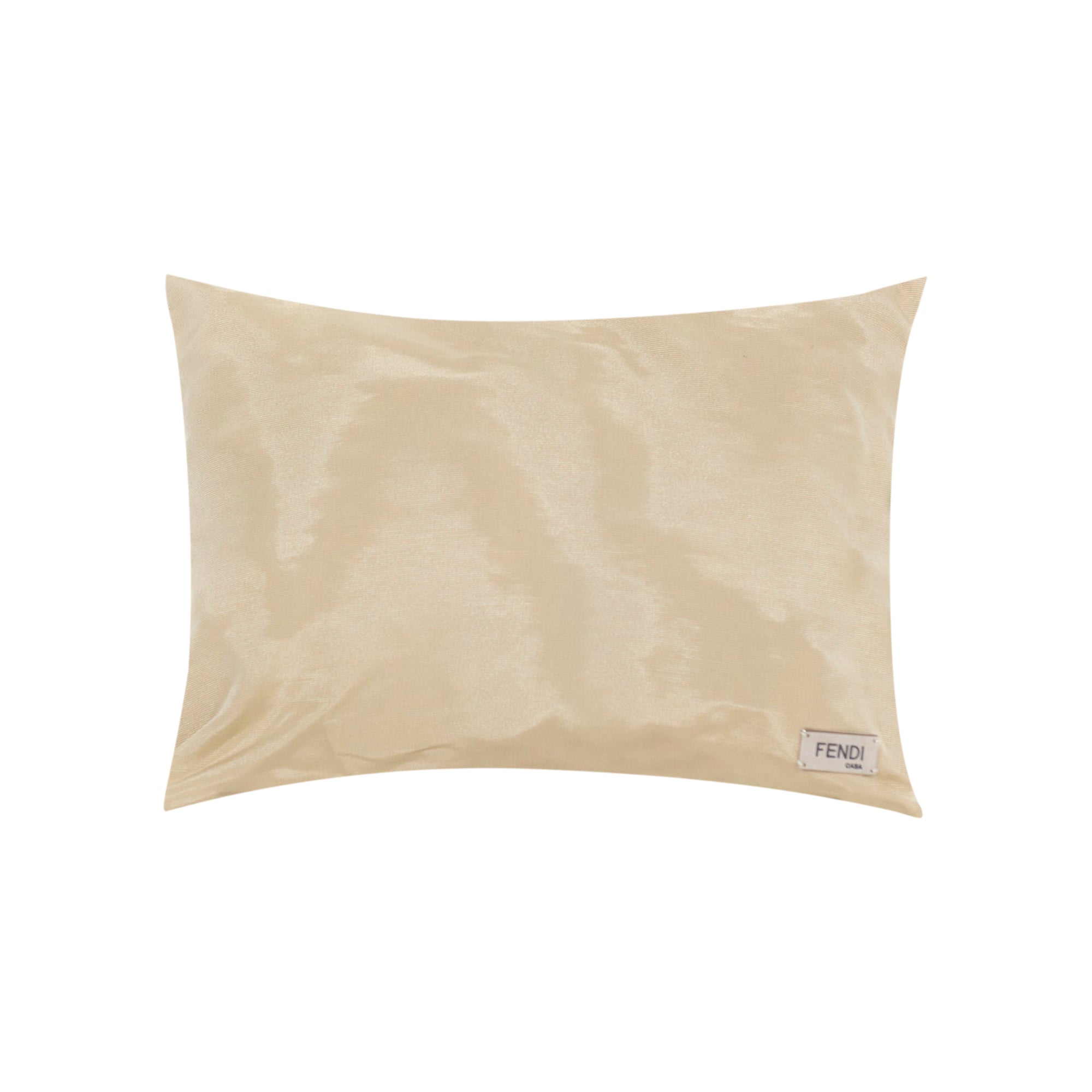 Coussin décoratif satiné - Doré Clair