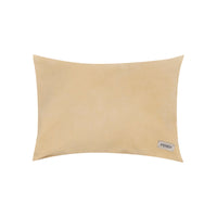 Coussin en cuir suédé rectangulaire - Tan