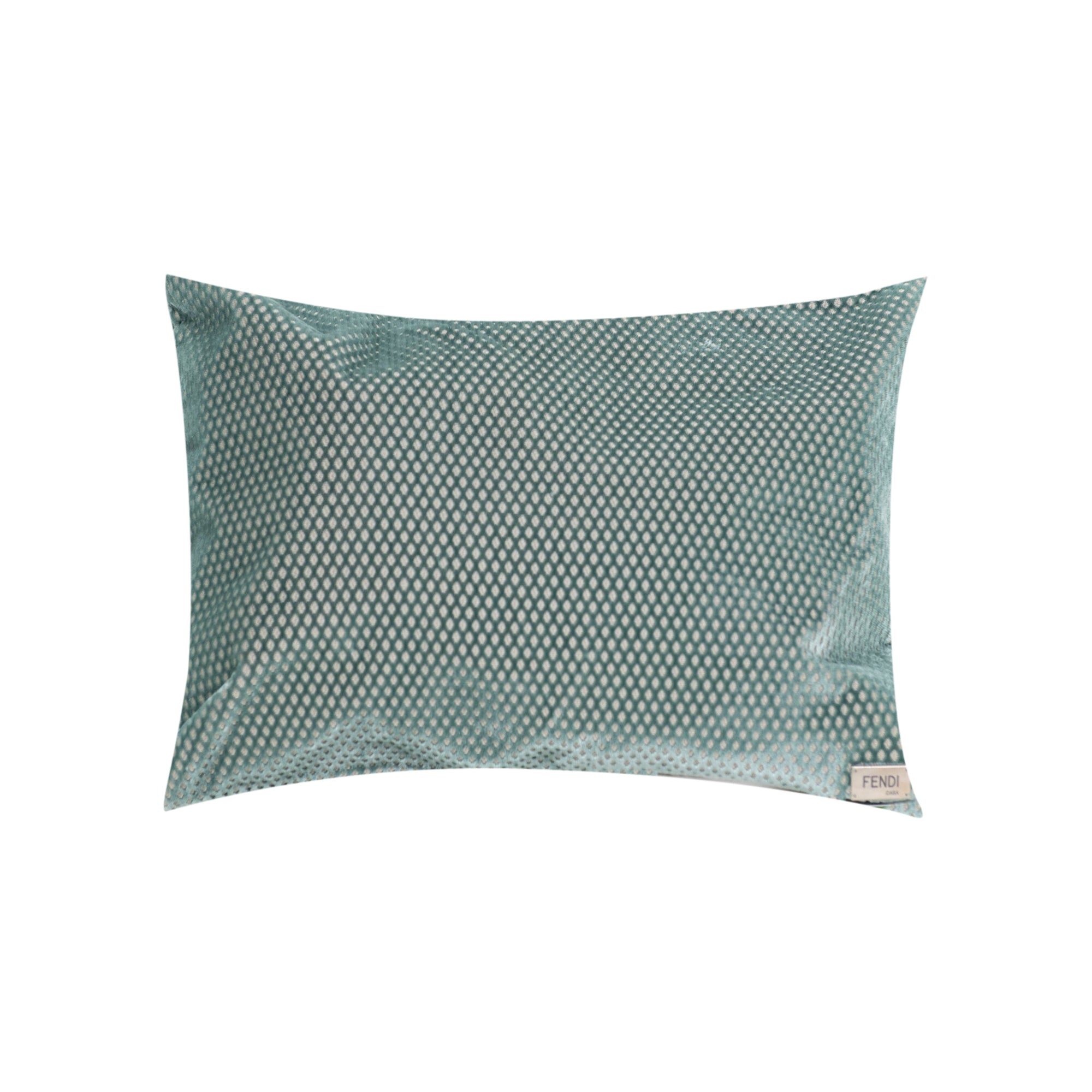 Coussin décoratif à motif géométrique - Vert Clair