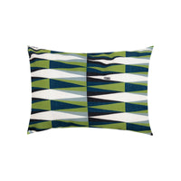 Coussin à motif géométrique - Multicolore