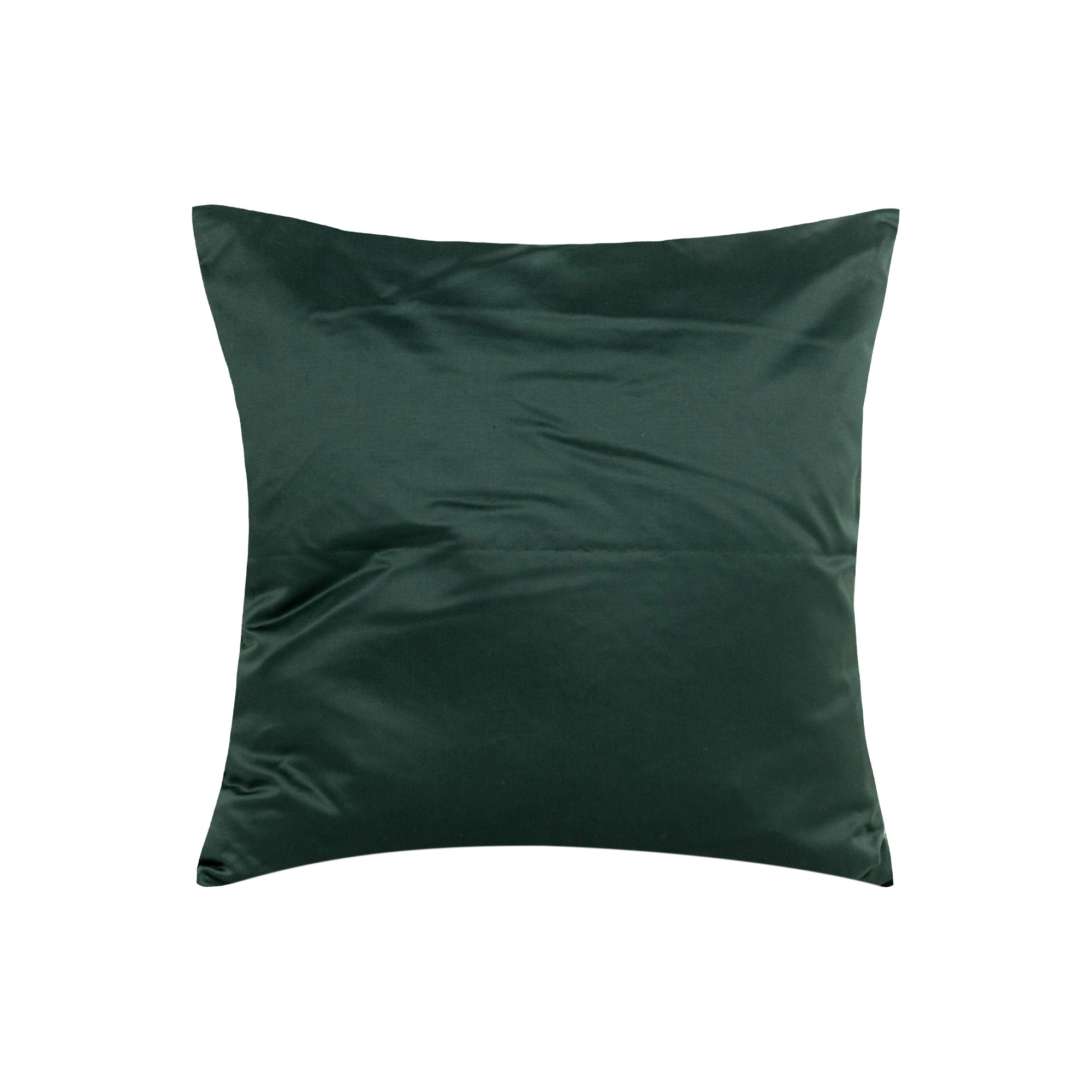 Coussin décoratif satiné - Émeraude