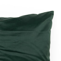 Coussin décoratif satiné - Émeraude