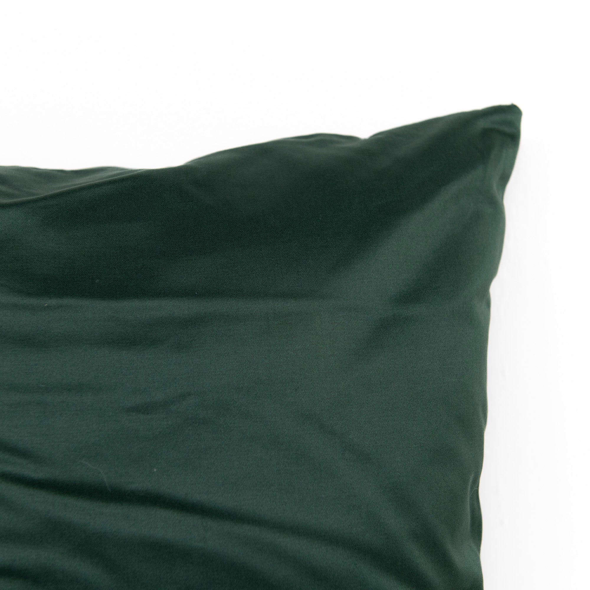 Coussin décoratif satiné - Émeraude