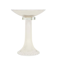 Coupe décorative en cristal sur pied - Bronze