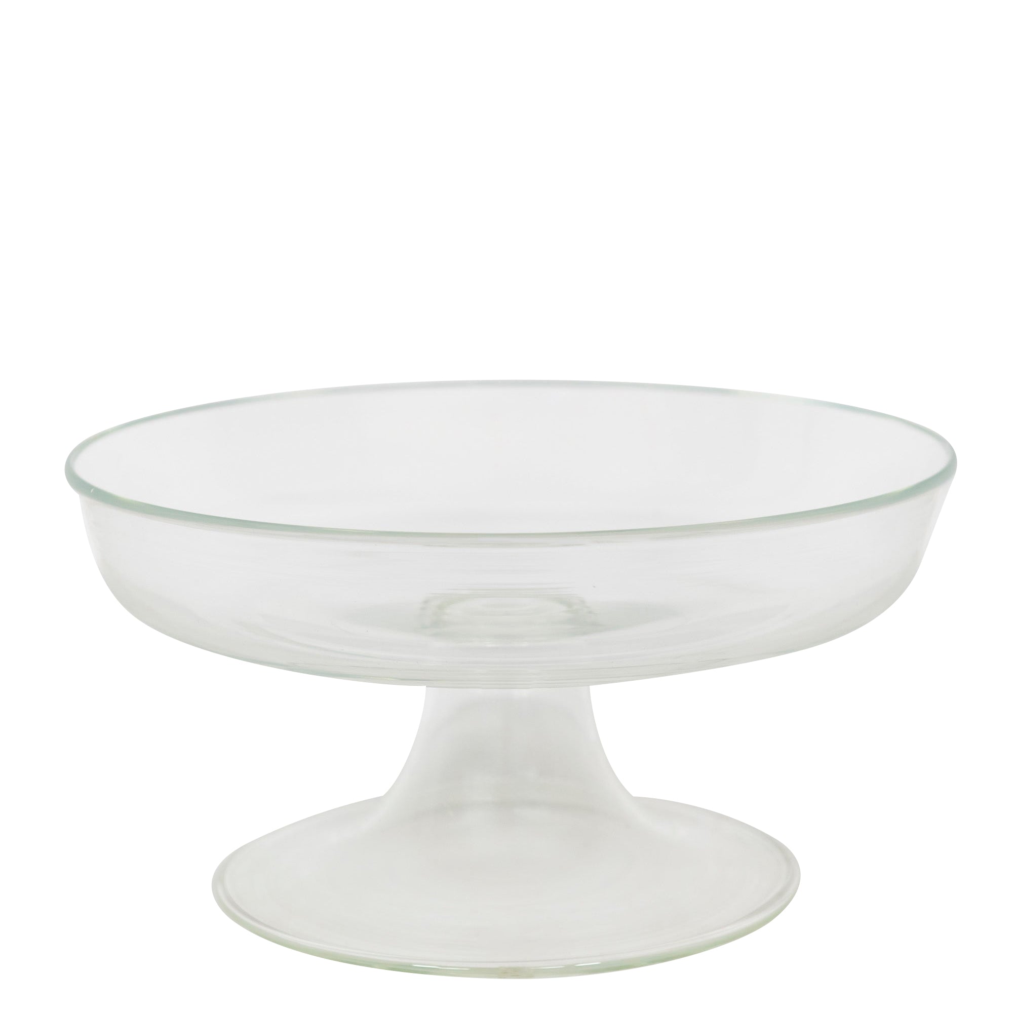 Coupe sur pied en cristal à forme ronde - Transparent