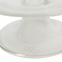 Coupe sur pied en cristal à forme ronde - Transparent
