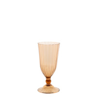Flûte à champagne en cristal à perles - Bronze