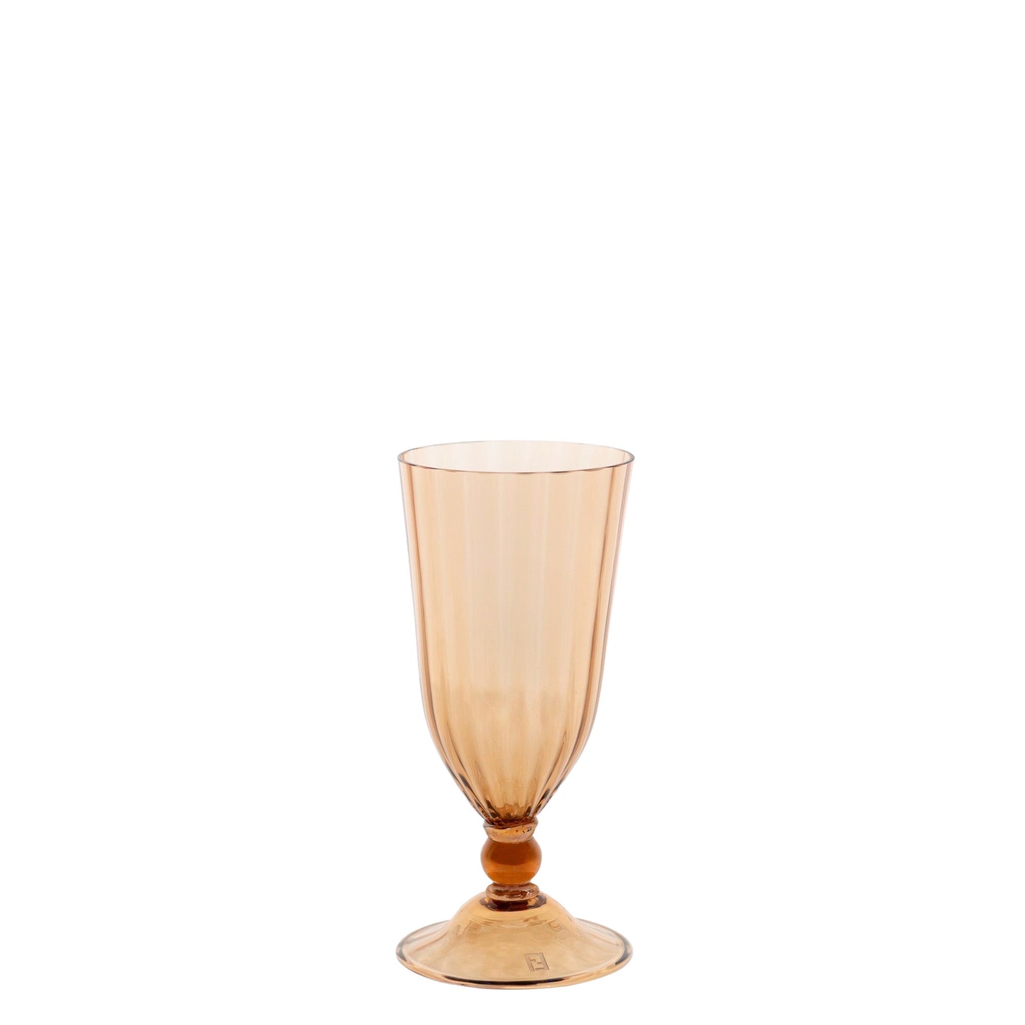 Flûte à champagne en cristal à perles - Bronze