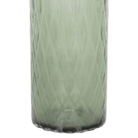 Verre en cristal texturé - Vert