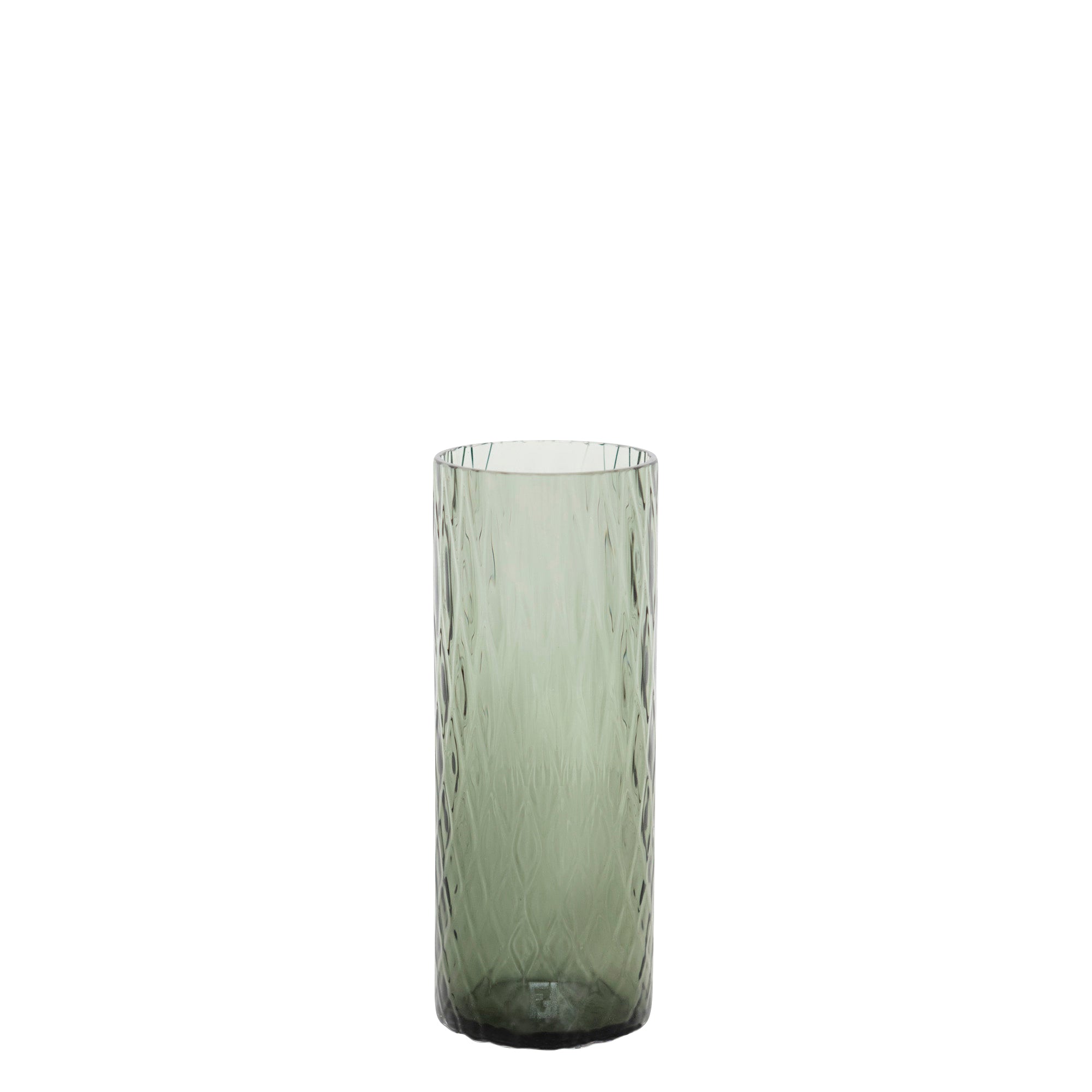 Verre en cristal texturé - Vert