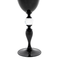 Verre à vin en cristal - Noir