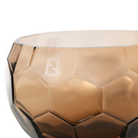 Lanterne en cristal à motifs géométriques - Marron