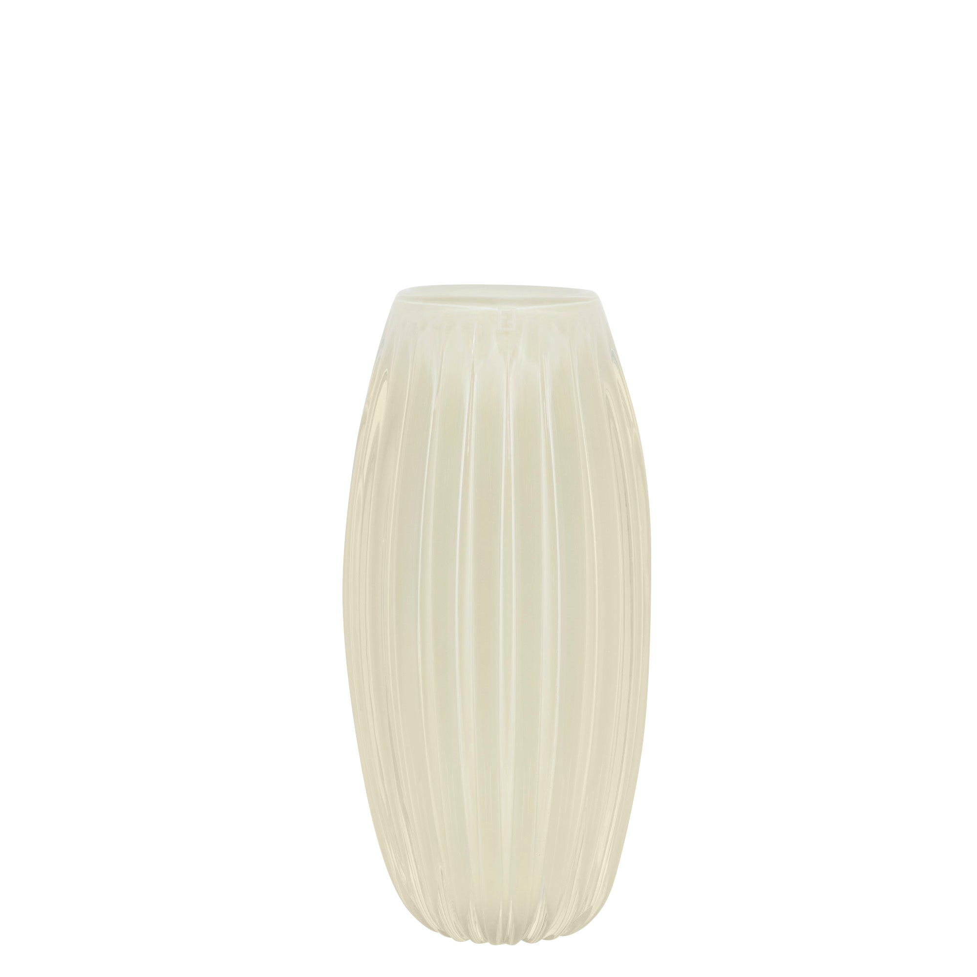 Vase en cristal - Blanc Fumé