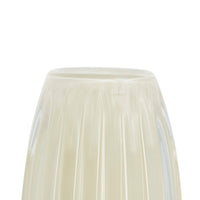 Vase en cristal - Blanc Fumé