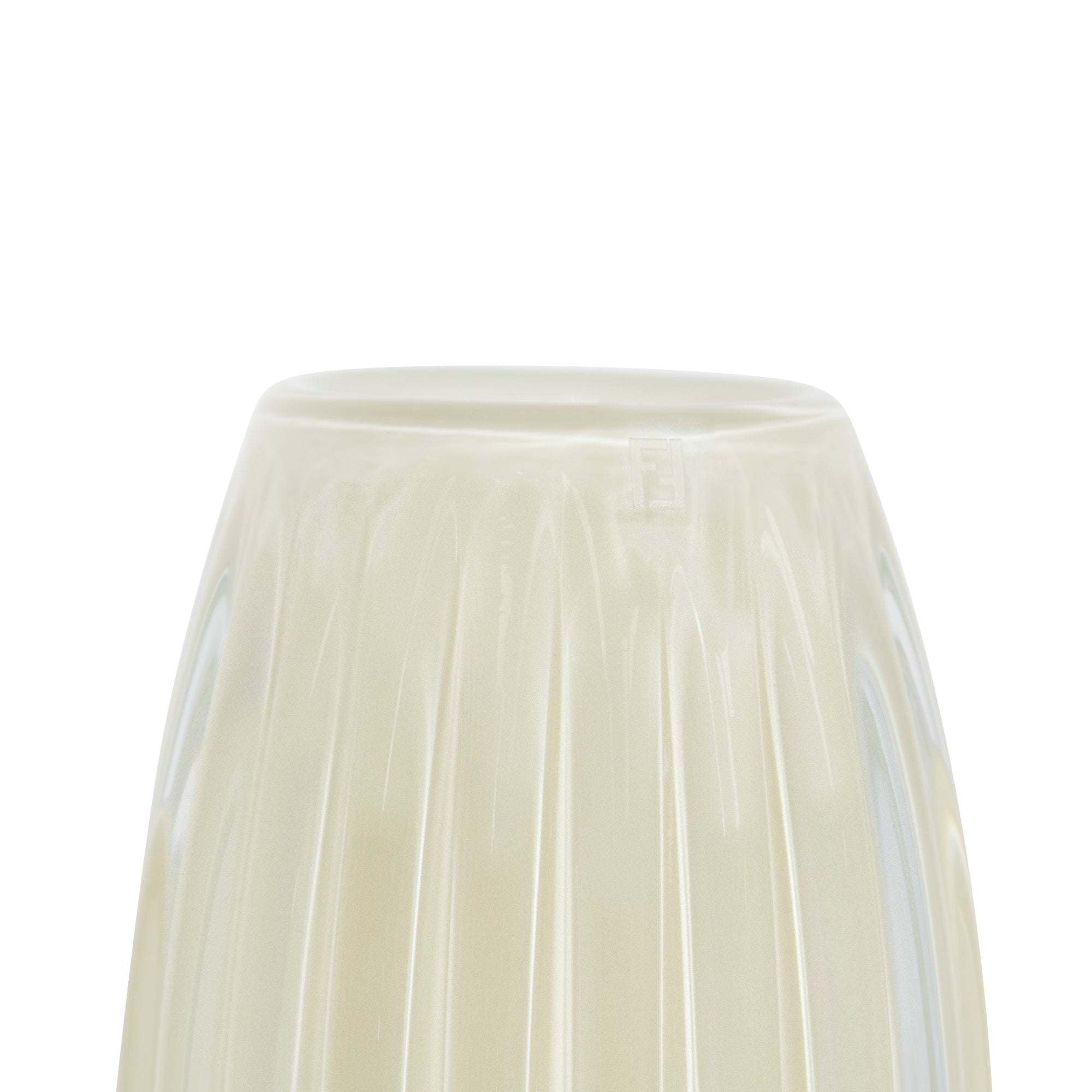 Vase en cristal - Blanc Fumé