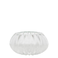Vase rond en cristal stries - Transparent