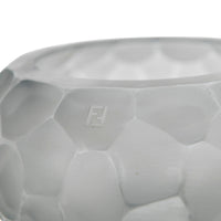 Vase en cristal à motifs - Transparent