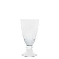 Vase en cristal à large base - Transparent