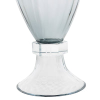 Vase en cristal à large base - Transparent